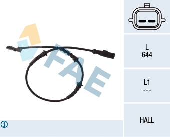 Sensor, wheel speed (78055)