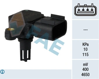 Sensor, intake manifold pressure (15070)