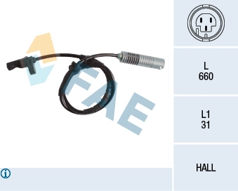 Sensor, wheel speed (78186)