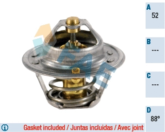Thermostat, coolant (5204888)
