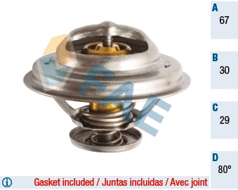 Thermostat, coolant (5301680)
