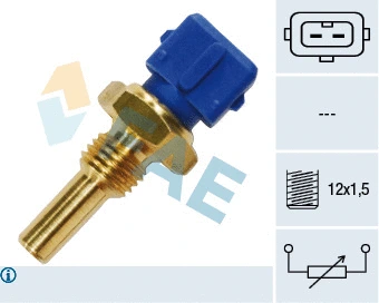 Sensor, coolant temperature (33010)