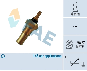 Sensor, coolant temperature (32350)