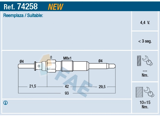 Glow Plug (74258)