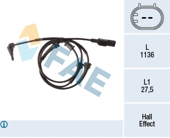 Sensor, wheel speed (78277)