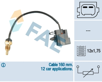 Sensor, coolant temperature (32426)