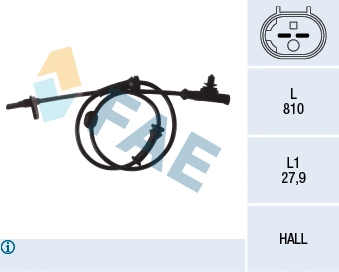 Sensor, wheel speed (78079)