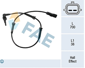 Sensor, wheel speed (78503)