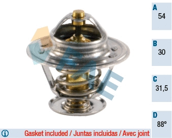 Thermostat, coolant (5306688)