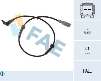 Sensor, wheel speed (78036)