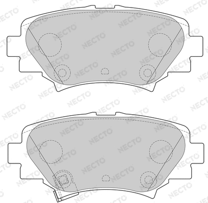 Brake Pad Set, disc brake (FD7636A)
