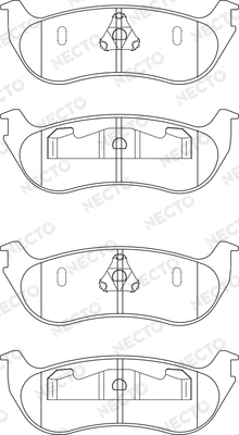 Brake Pad Set, disc brake (FD7190A)