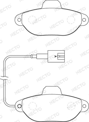 Brake Pad Set, disc brake (FD7278A)