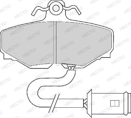 Brake Pad Set, disc brake (FD6562A)