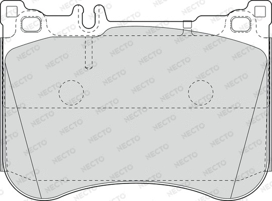 Brake Pad Set, disc brake (FD7652A)