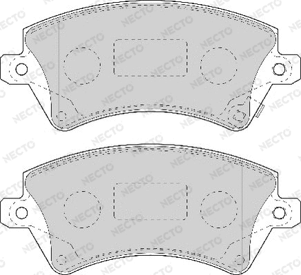 Brake Pad Set, disc brake (FD6964A)