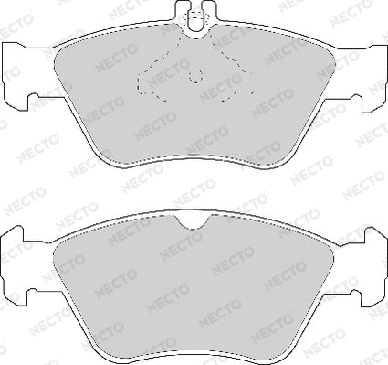 Brake Pad Set, disc brake (FD6749A)