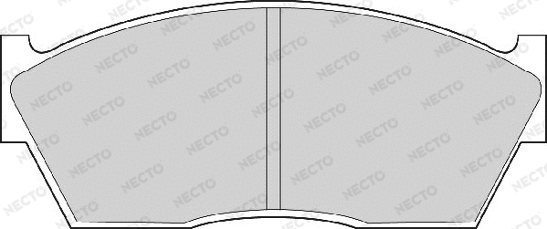 Brake Pad Set, disc brake (FD6105A)