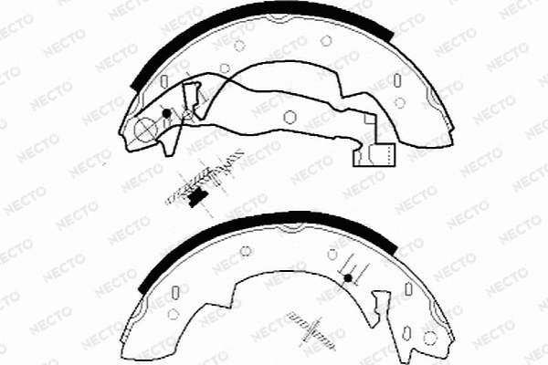 Brake Shoe Set (N1042)