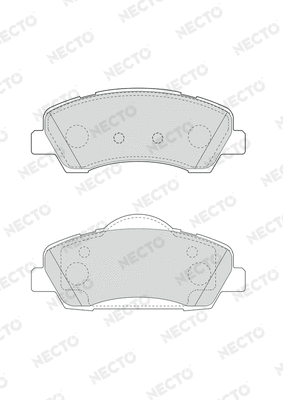 Brake Pad Set, disc brake (FD7657A)
