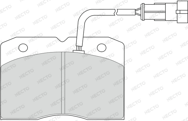 Brake Pad Set, disc brake (FD6806V)
