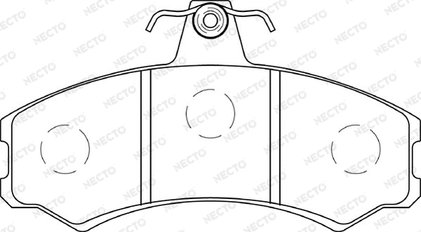 Brake Pad Set, disc brake (FD7428A)