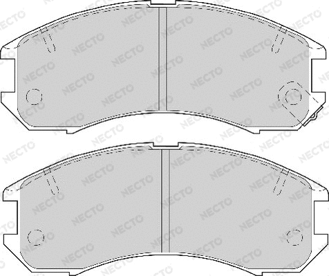 Brake Pad Set, disc brake (FD6357A)