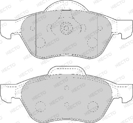 Brake Pad Set, disc brake (FD7010A)