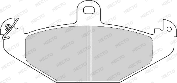 Brake Pad Set, disc brake (FD6485A)
