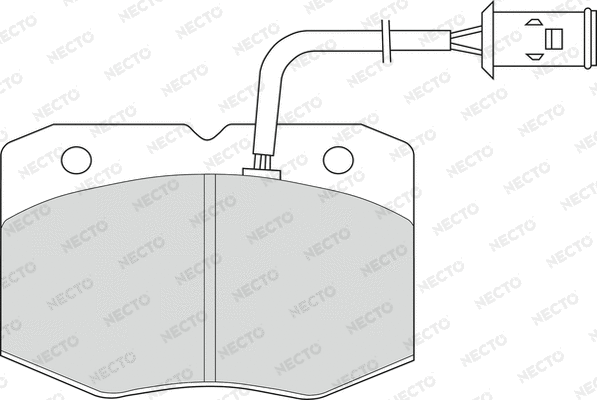 Brake Pad Set, disc brake (FD6490V)
