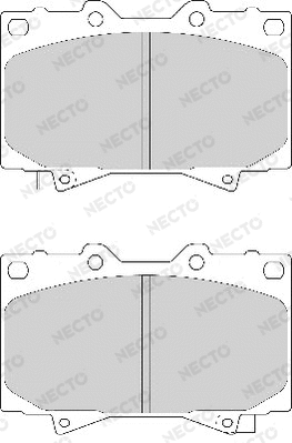 Brake Pad Set, disc brake (FD7052A)