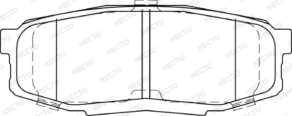 Brake Pad Set, disc brake (FD7433A)