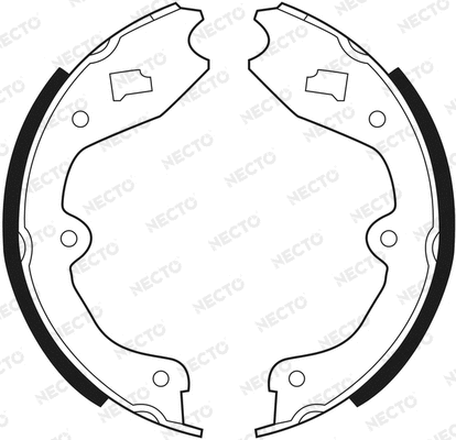 Brake Shoe Set, parking brake (N1560)