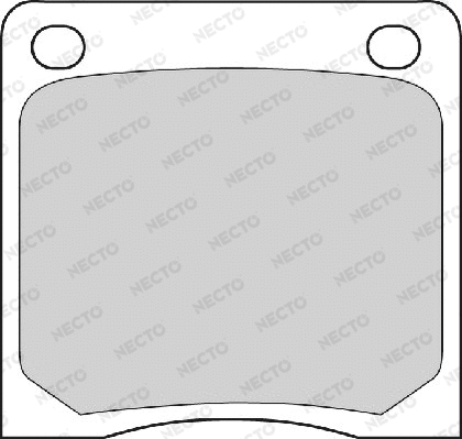 Brake Pad Set, disc brake (FD800A)