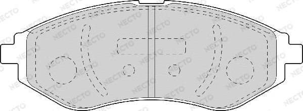 Brake Pad Set, disc brake (FD7112A)