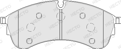 Brake Pad Set, disc brake (FD7784V)