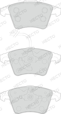 Brake Pad Set, disc brake (FD7156V)