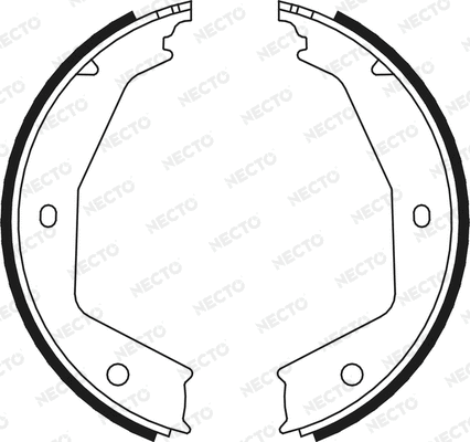 Brake Shoe Set, parking brake (N1698)