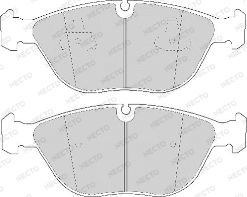 Brake Pad Set, disc brake (FD6826A)