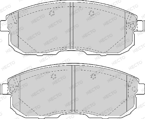 Brake Pad Set, disc brake (FD6984A)