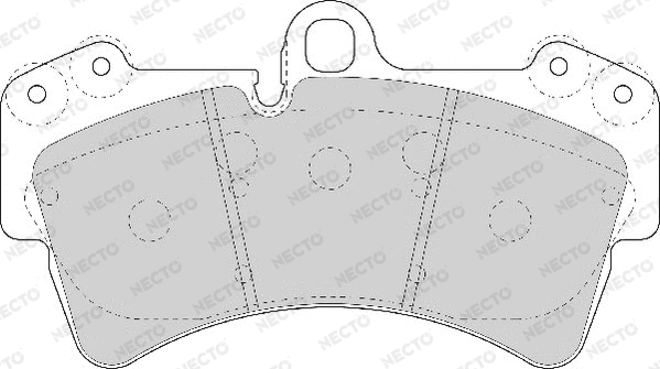 Brake Pad Set, disc brake (FD7069A)