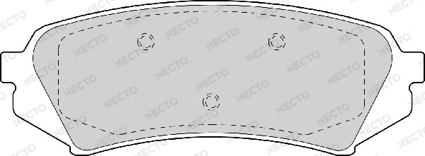 Brake Pad Set, disc brake (FD6978A)