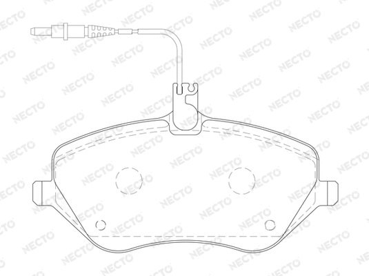 Brake Pad Set, disc brake (FD7105A)