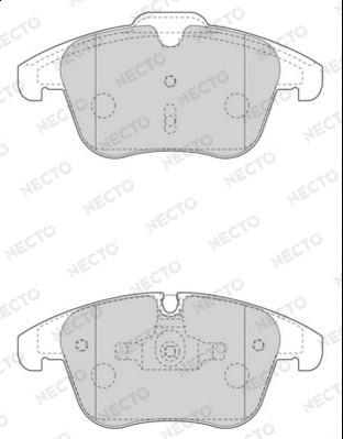 Brake Pad Set, disc brake (FD7596A)