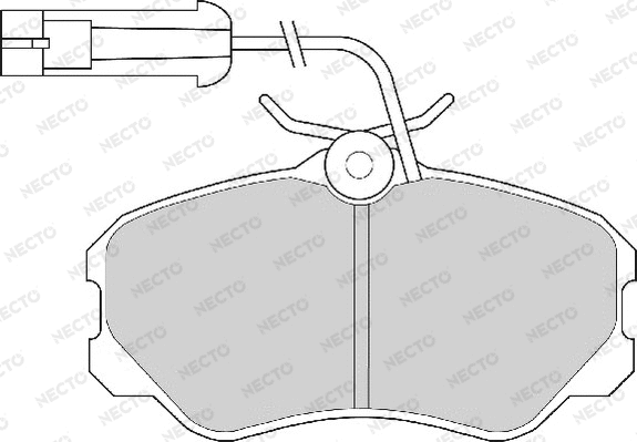 Brake Pad Set, disc brake (FD6241A)