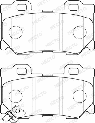 Brake Pad Set, disc brake (FD7484A)