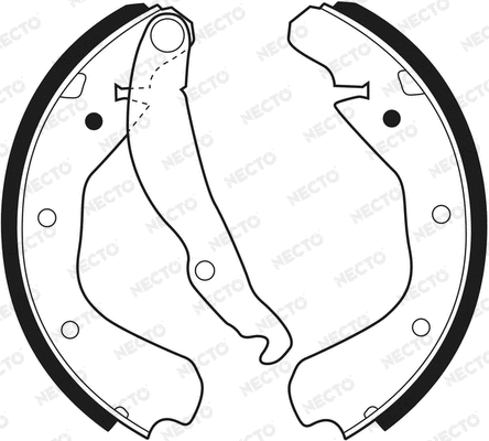 Brake Shoe Set (N1343)