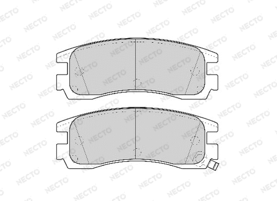 Brake Pad Set, disc brake (FD6763A)