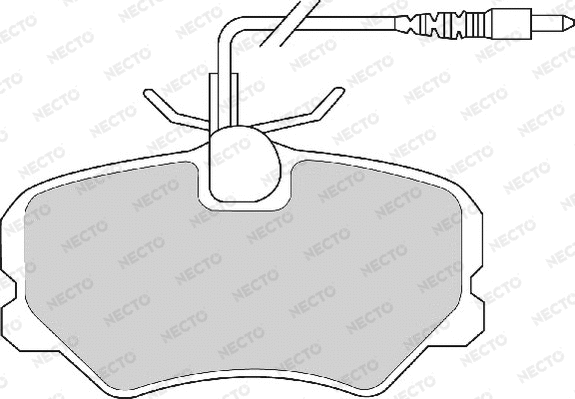 Brake Pad Set, disc brake (FD6523A)