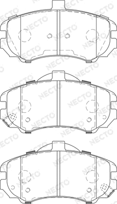 Brake Pad Set, disc brake (FD7477A)